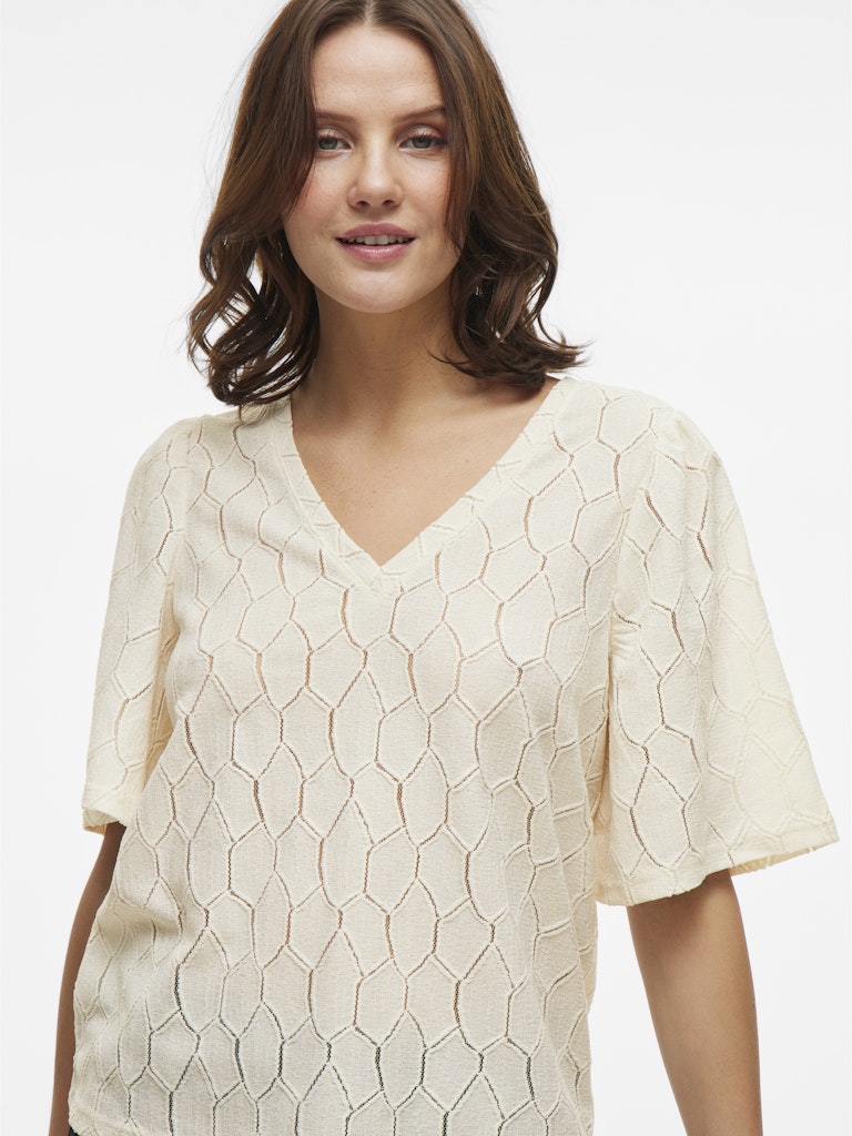 Birch Tops - Vimarcella V-Neck 2/4 Top van Vila