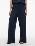 Navy Blazer Broeken - Videlaia Hw Wide Pants/Pb van Vila