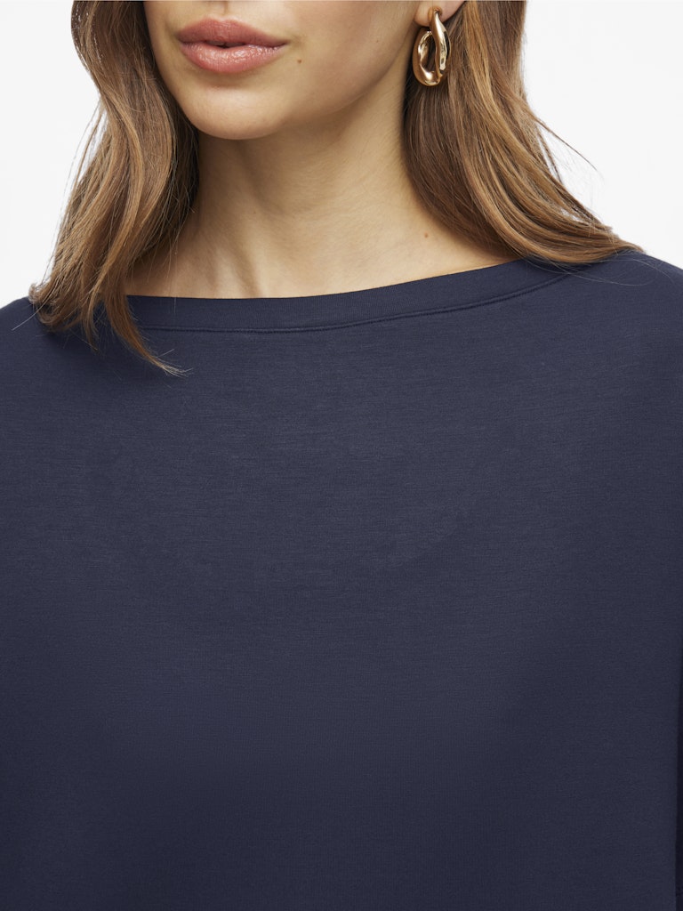 Tops - Vikarena Boatneck 2/4 Top van Vila