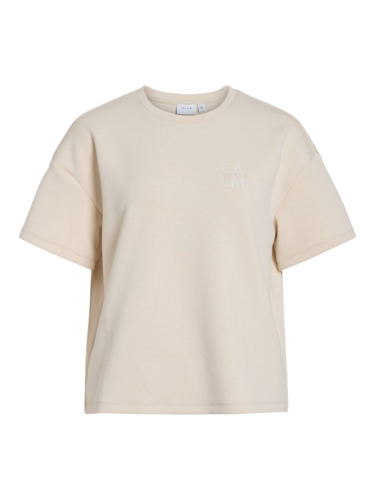 Birch Tops - Vireflect O-Neck S/S Top van Vila