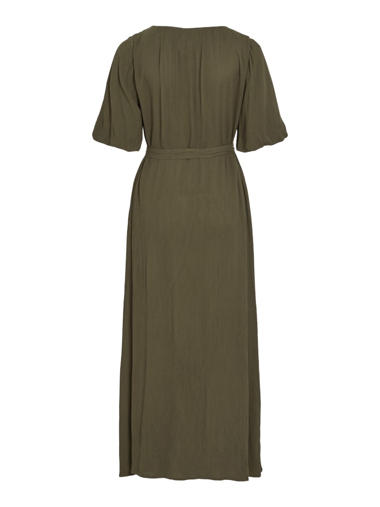 Vipaliva O-Neck 2/4 Ankle Dress