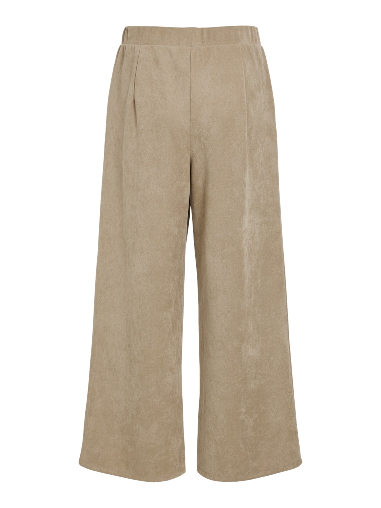 Savannah tan Broeken - Visudas Hw Wide Pants van Vila