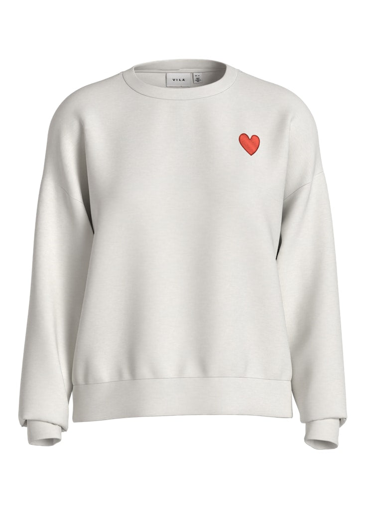 Sweaters - Vireflect Amor L/S Sweat Top van Vila