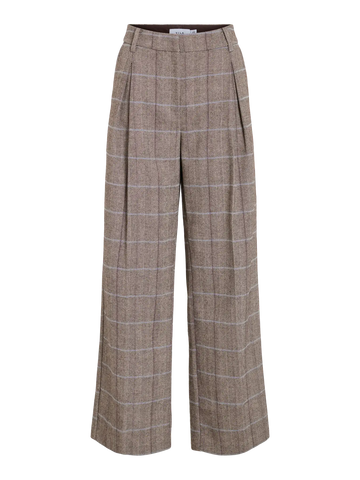 Birch Broeken - Vicelin Hw Wide Tailored Pants van Vila