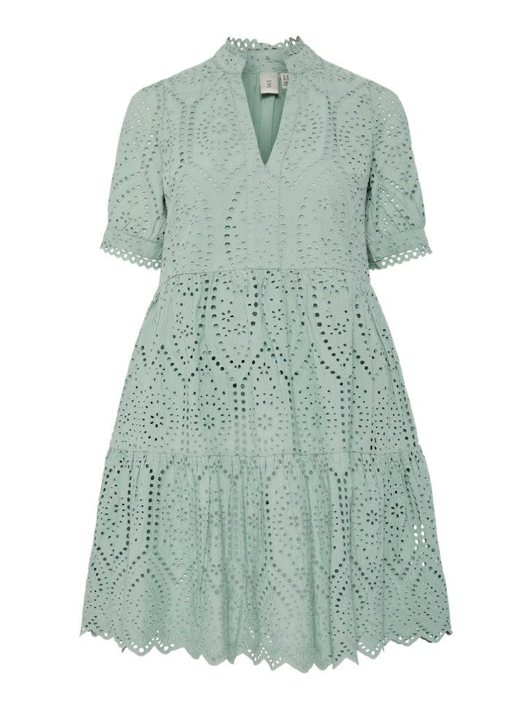 Iceberg Green Jurken - Yasholi Ss Dress Noos - SS25 van Y.A.S