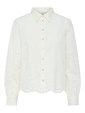 Star White Shirts - Yasluma Ls Shirt S. Noos SS25 van Y.A.S