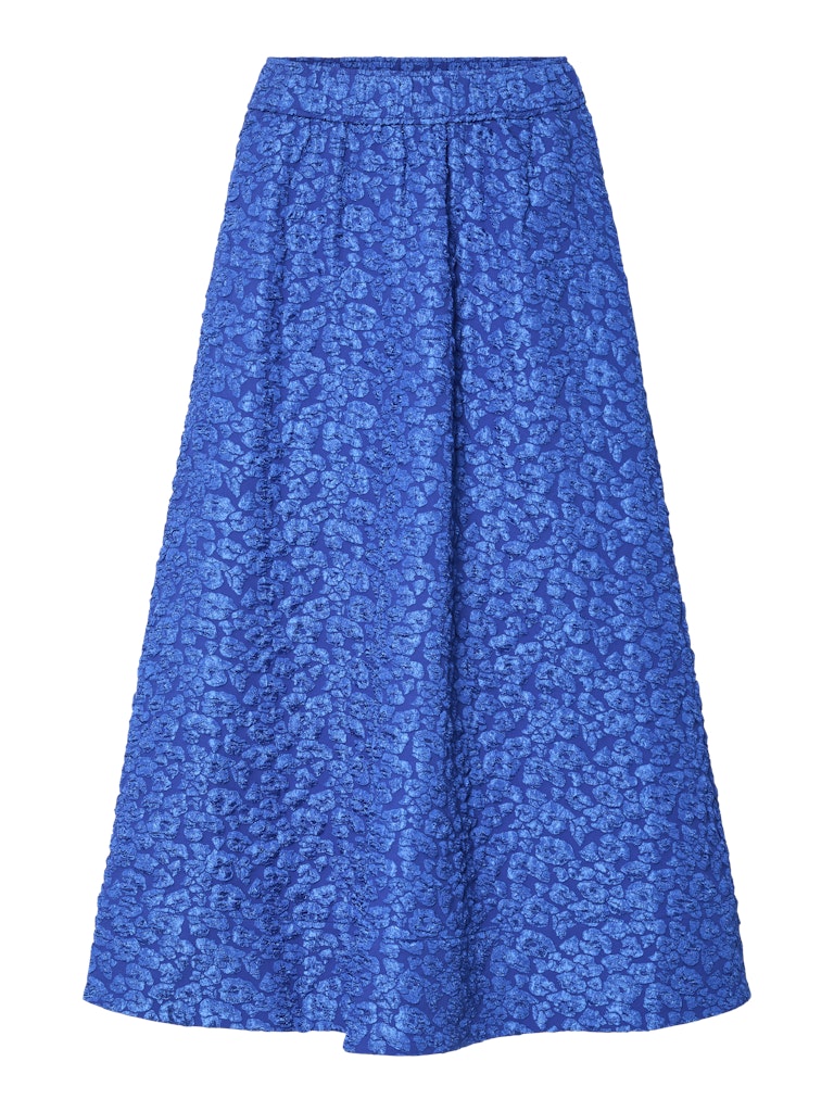 Dazzling Blue Rokken - Yasdazly Hw Long Skirt van Y.A.S