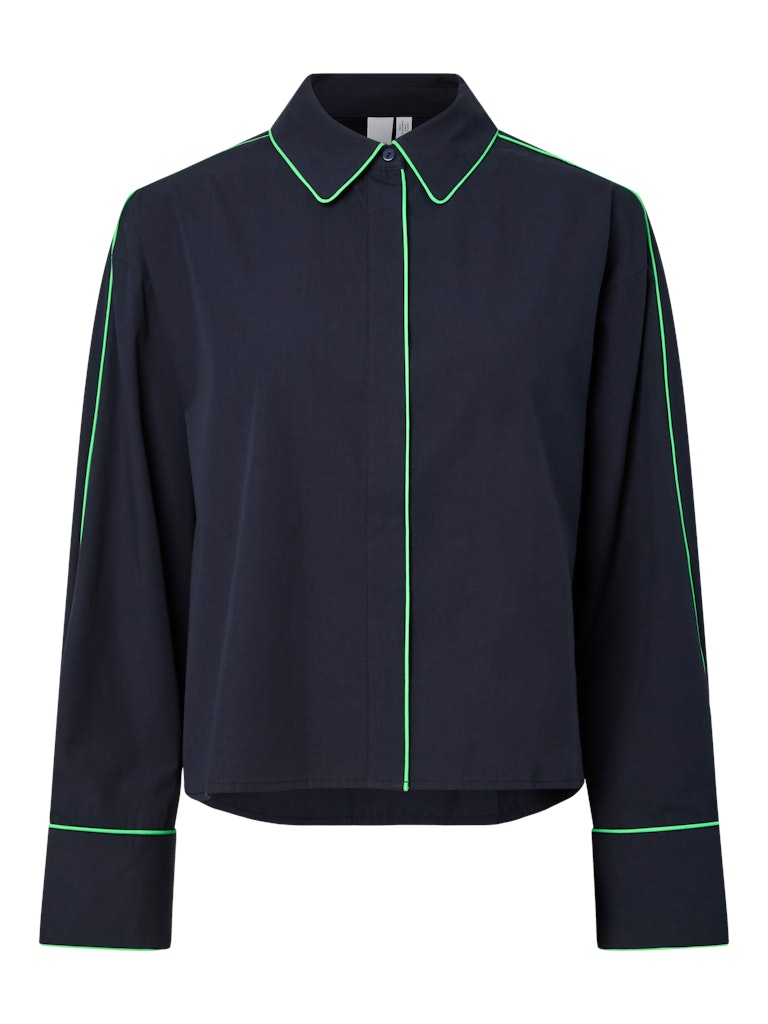 Yaslee Ls Piping Shirt - Ex