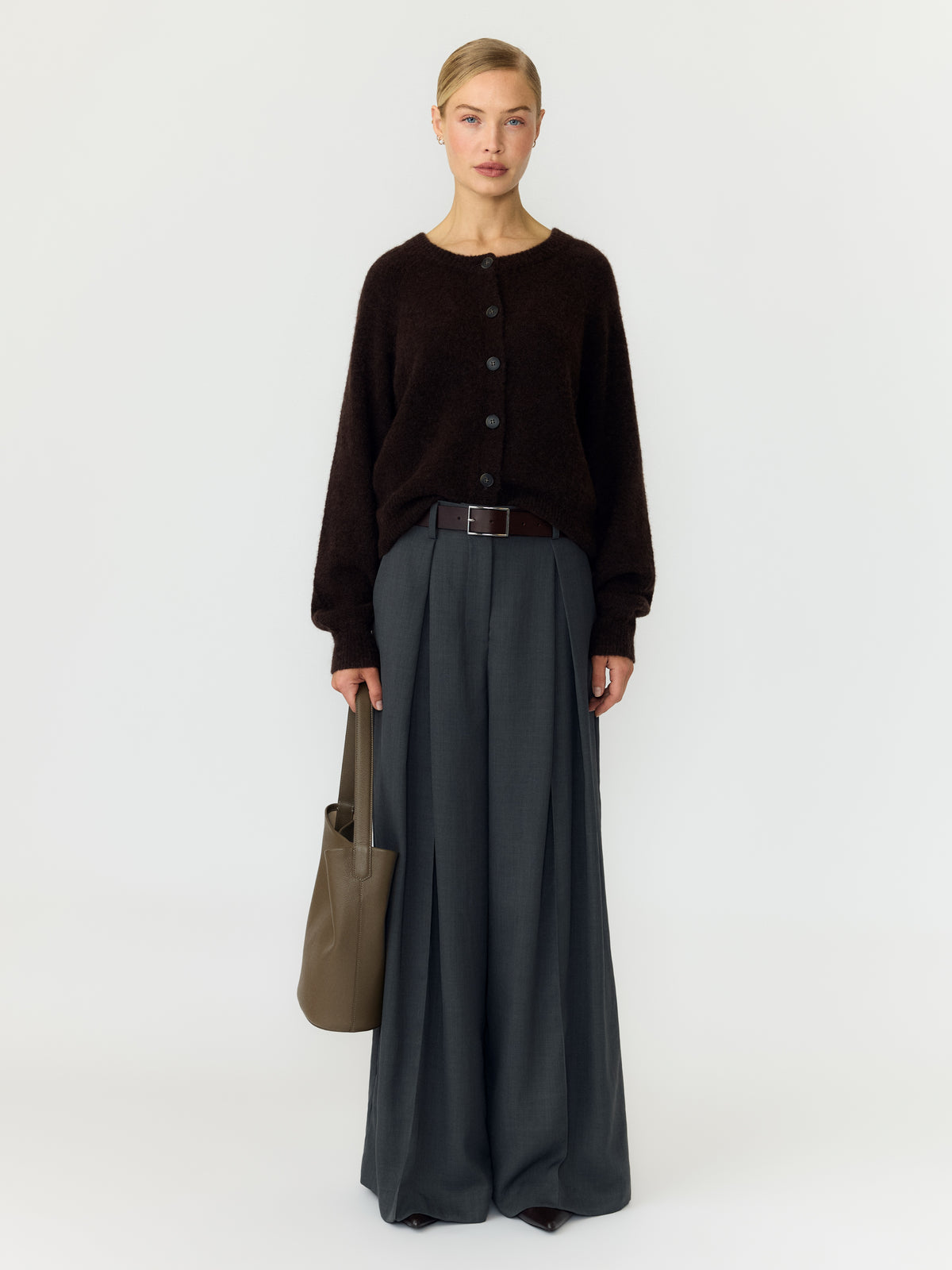 Yasjohi Ls Wool Blend Cardigan Noos