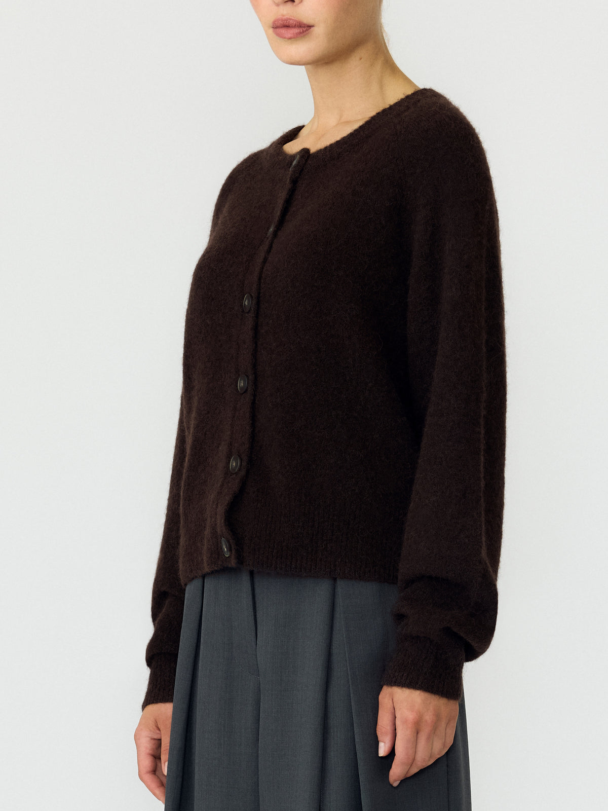 Yasjohi Ls Wool Blend Cardigan Noos