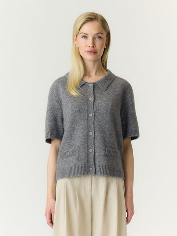 Yasfrilo Ss Knit Cardigan Noos