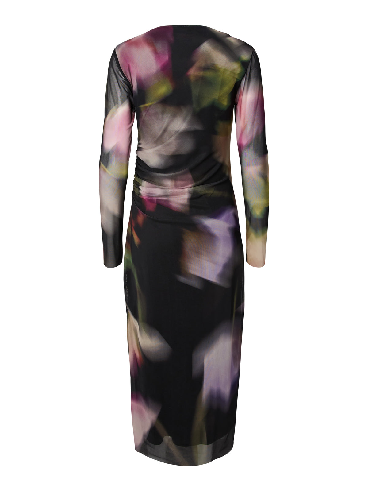 Yasshama Ls Long Mesh Dress