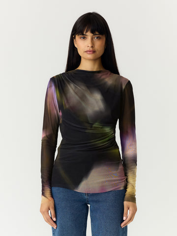 Yasshama Ls Mesh Top