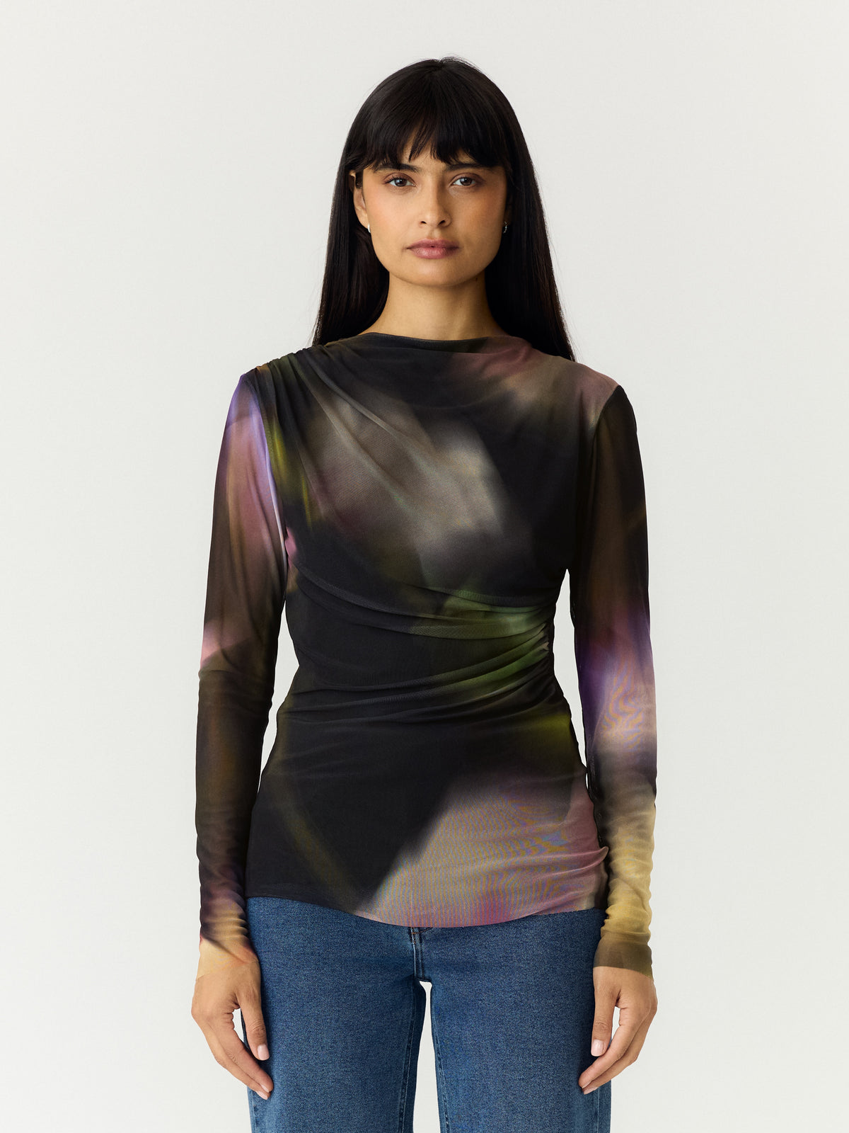Yasshama Ls Mesh Top