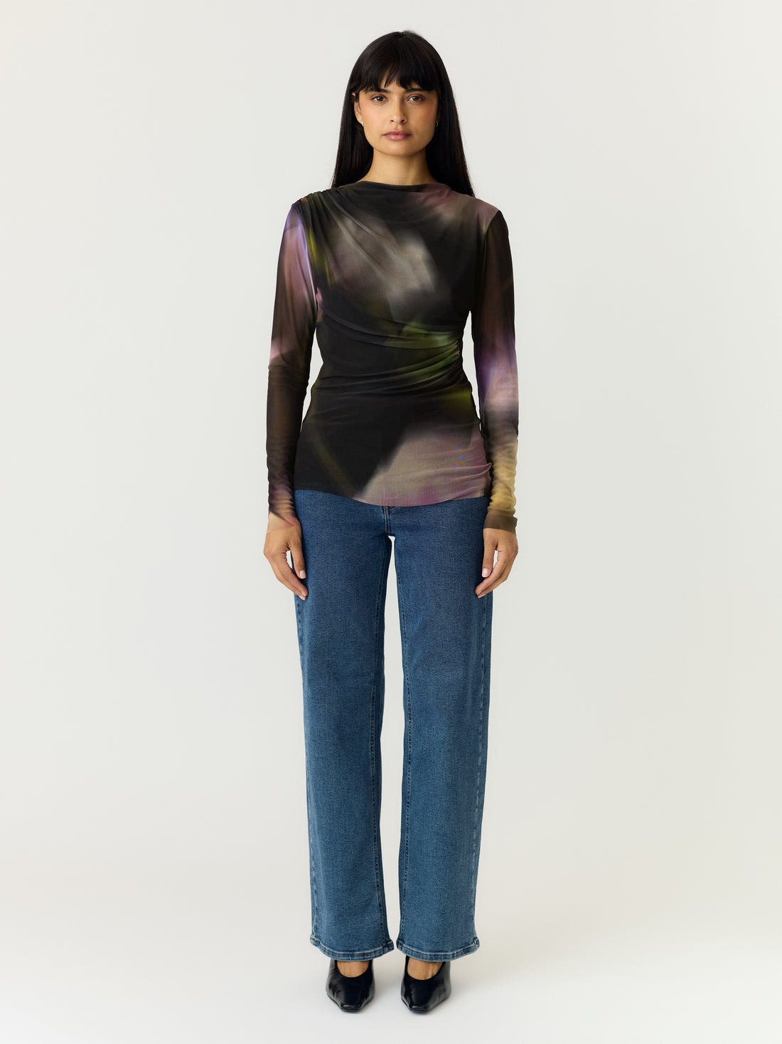 Yasshama Ls Mesh Top