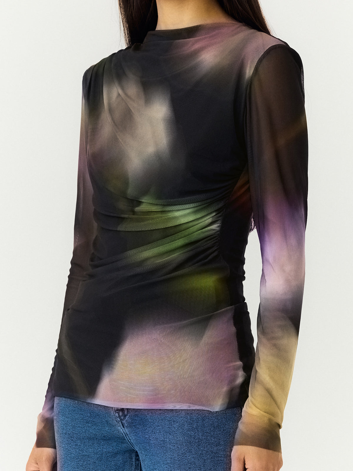 Yasshama Ls Mesh Top