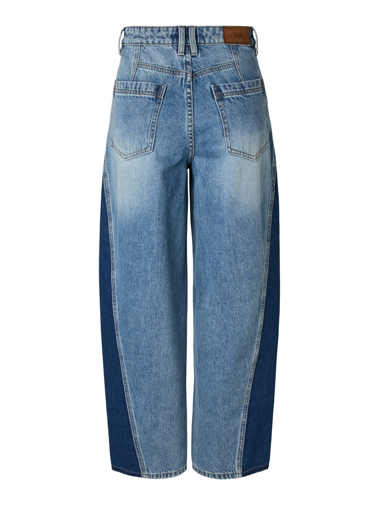 Yaslua Hw Panel Barrel Ankle Jeans