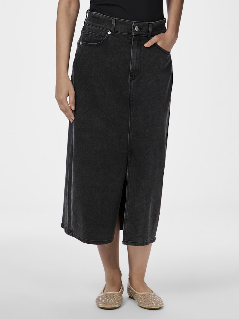 Rokken Yasdolma Hw Midi Denim Skirt Grey - D2D van Y.A.S