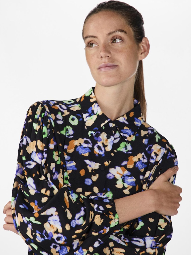 Black Lera print Shirts - Yaslera Ls Shirt van Y.A.S