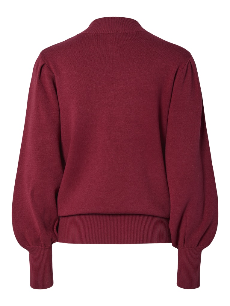 Tibetan red Pulls - Yasfonny Ls Knit Pullover Noos - AW25 van Y.A.S