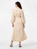 Jurken - Yasflaxy 3/4 Linen Shirt Dress Noos - SS25 van Y.A.S