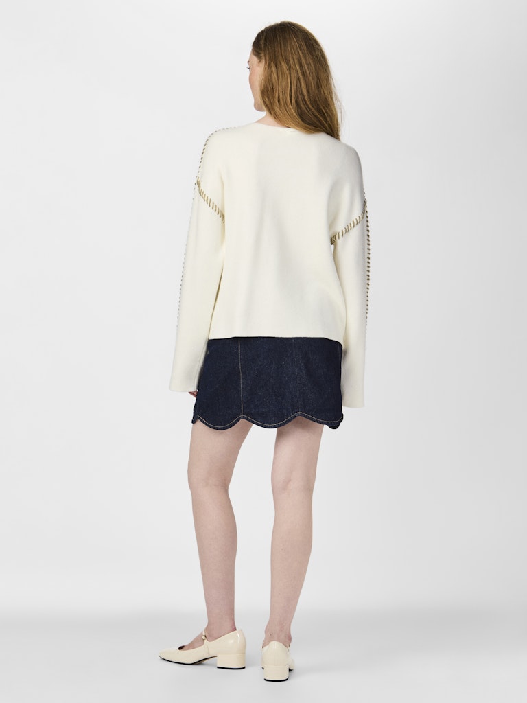 Pulls - Yasstitcha Ls Knit Pullover Noos van Y.A.S