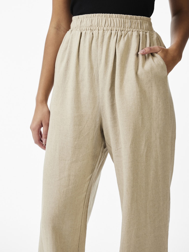 Broeken - Yasflaxy Hw Linen Pant Noos van Y.A.S
