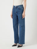 Medium blue denim 32 Jeans - Yasrosie Hw Straight Jeans 002 Noos van Y.A.S