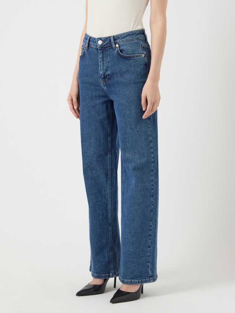 Medium blue denim 32 Jeans - Yasrosie Hw Straight Jeans 002 Noos van Y.A.S