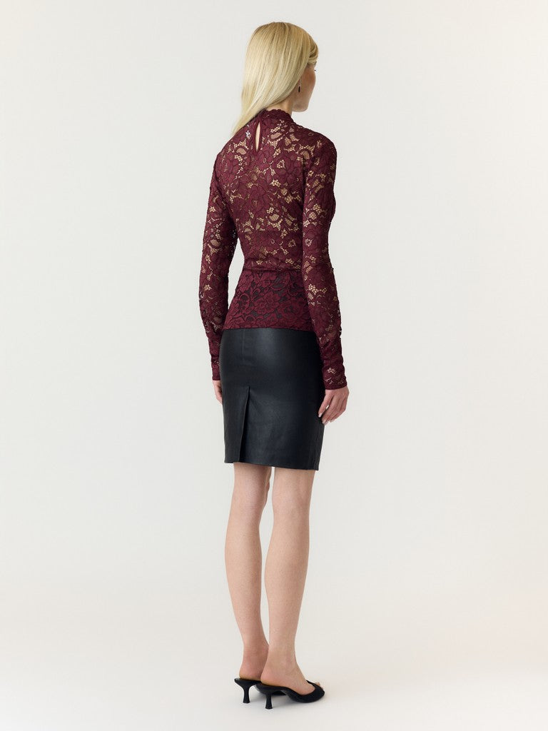 Yaslacey Ls Lace Top Noos