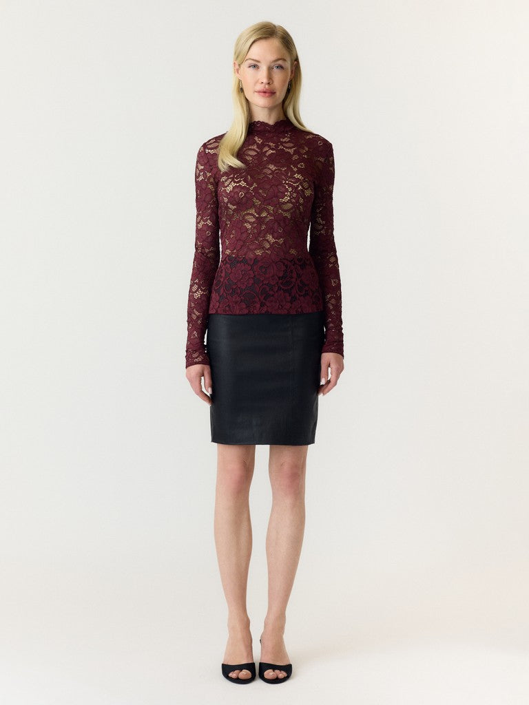 Yaslacey Ls Lace Top Noos