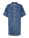 Light Blue Denim DAISY WASH Jurken - Yaselsa Ss Denim Shirt Dress van Y.A.S