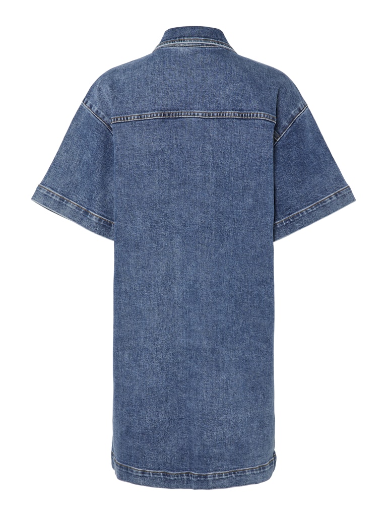 Light Blue Denim DAISY WASH Jurken - Yaselsa Ss Denim Shirt Dress van Y.A.S