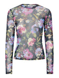 Navy blazer Tops - Yashannah Ls Mesh Top van Y.A.S