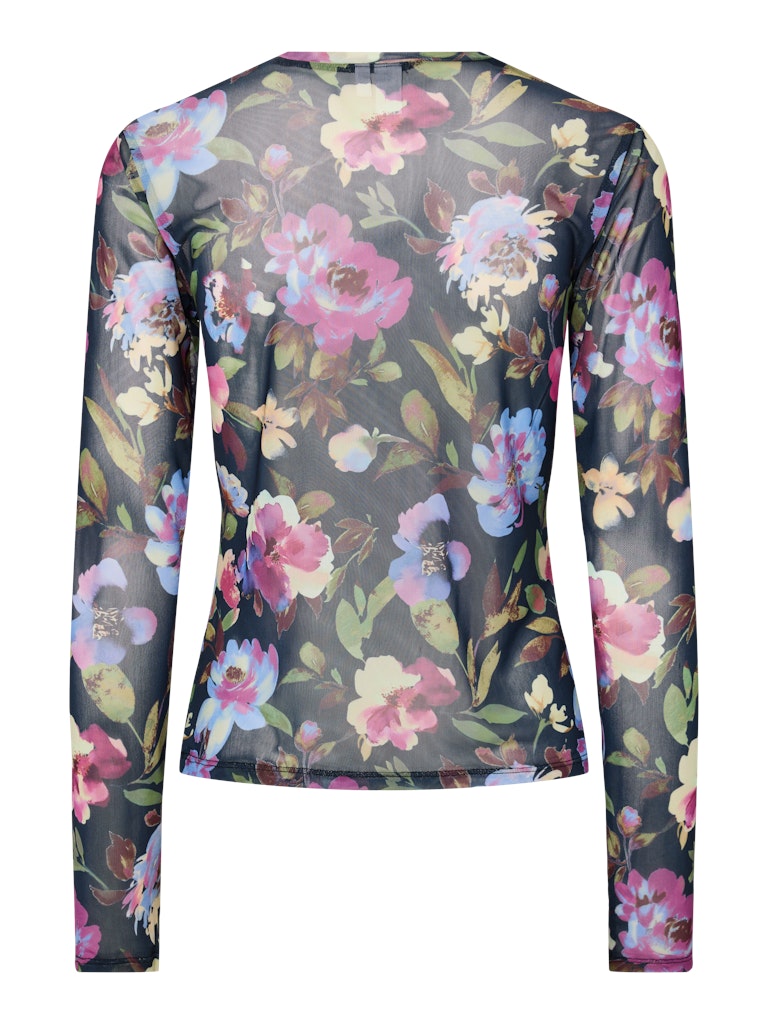 Navy blazer Tops - Yashannah Ls Mesh Top van Y.A.S