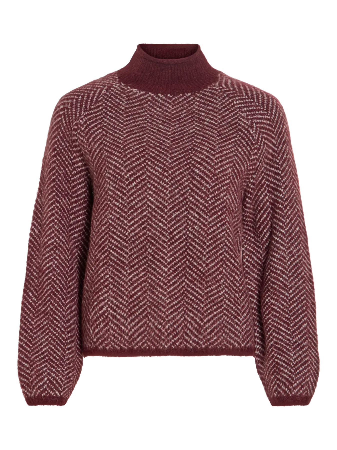Vilory High Neck L/S Knit Top - Noos