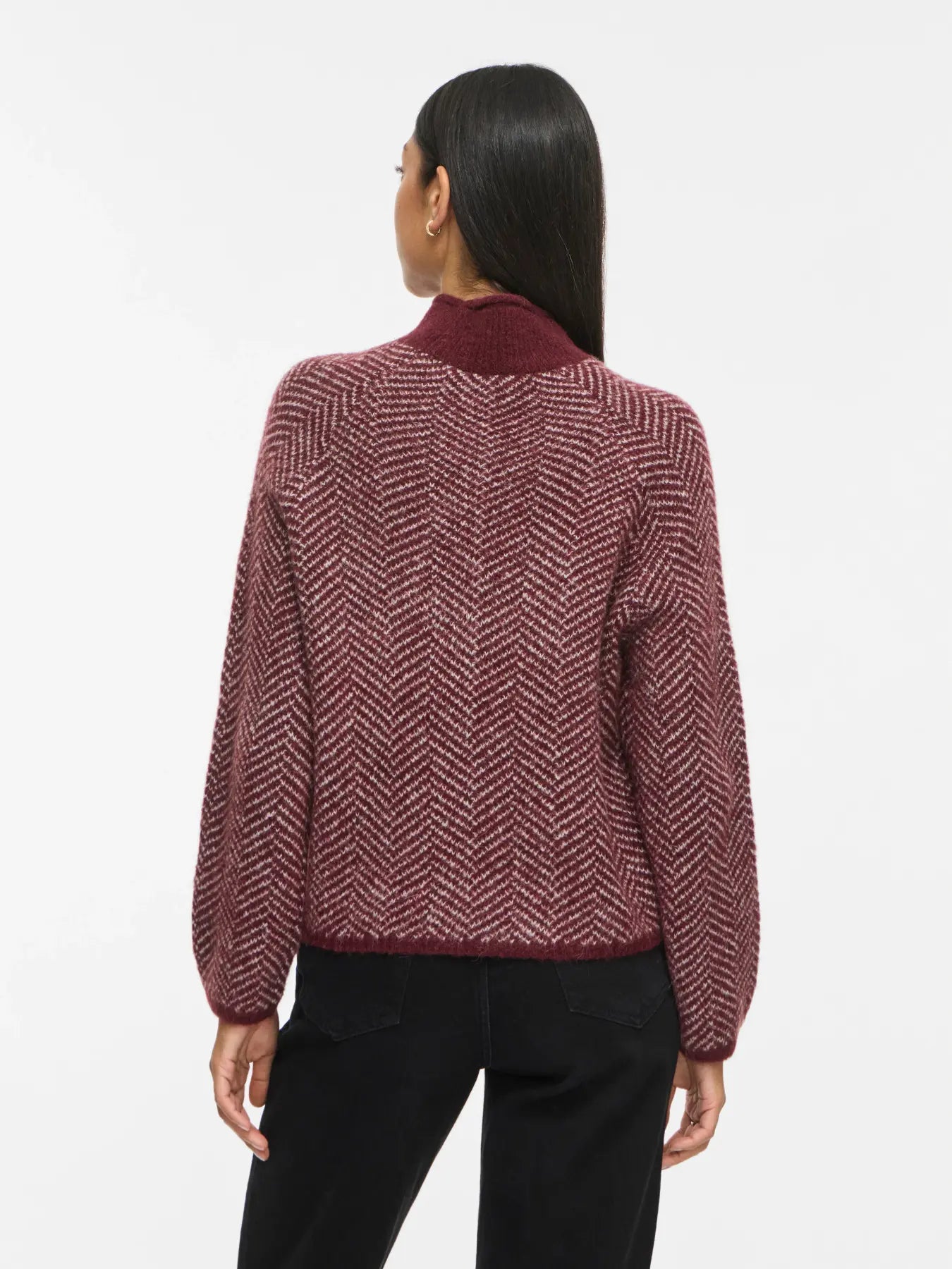 Vilory High Neck L/S Knit Top - Noos