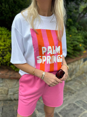 fushia One Size T-shirts - Palm Springs T-shirt van Meisjes
