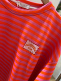 Alix striped patch sweater,Tee van Meisjes Brugge – Sweaters voor dames | Meisjes Brugge