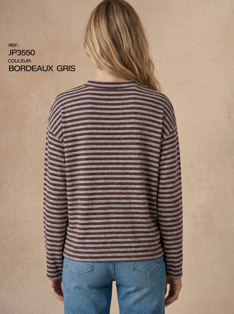 T-shirts - Anda LS striped top van Kilky