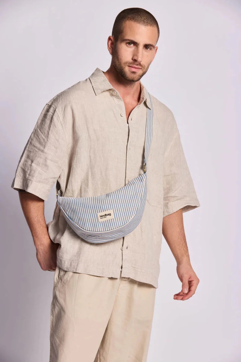 Andrea Thin Blue Stripes van Hindbag – Handtassen voor dames | Meisjes Brugge