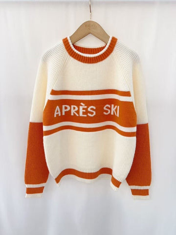 beige orange One Size Pulls - Après ski pull van Kilky