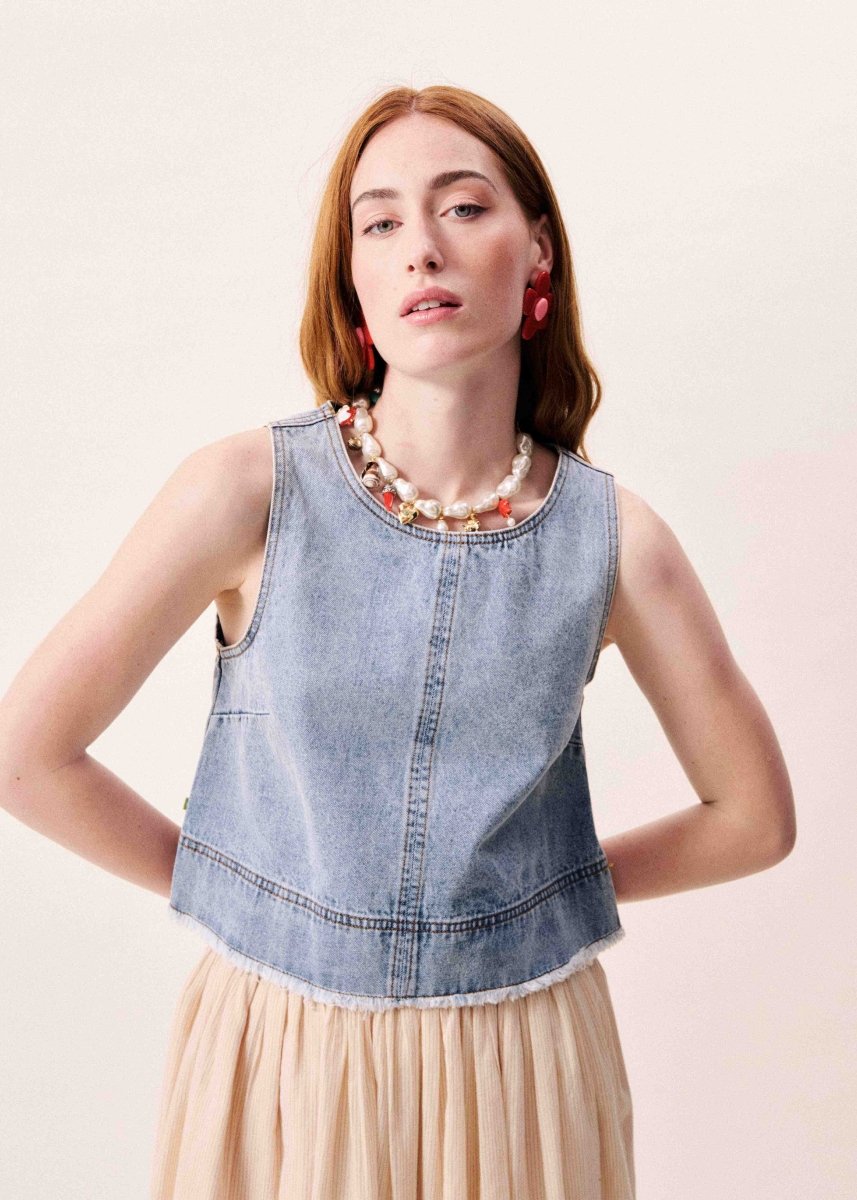 Aqualina Top van FRNCH – Tops voor dames | Meisjes Brugge