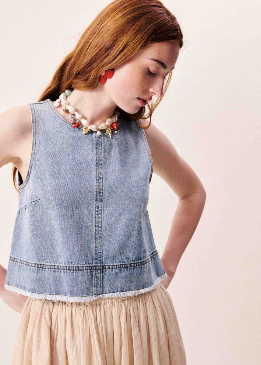 Aqualina Top van FRNCH – Tops voor dames | Meisjes Brugge