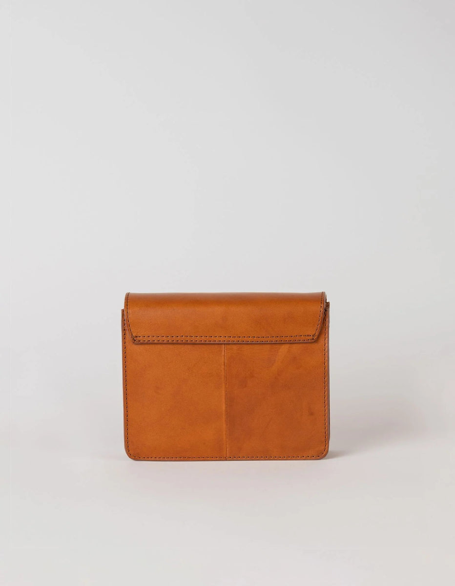 AUDREY MINI bag Classic Cognac with 2 straps van O My Bag – Handtassen voor dames | Meisjes Brugge