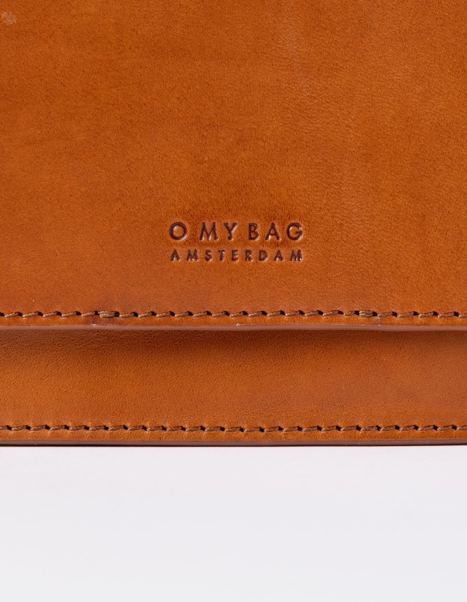 AUDREY MINI bag Classic Cognac with 2 straps van O My Bag – Handtassen voor dames | Meisjes Brugge