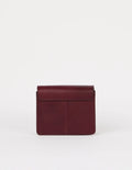 Handtassen - AUDREY MINI bag Dark Cherry Classic Leather with 2 straps van O My Bag