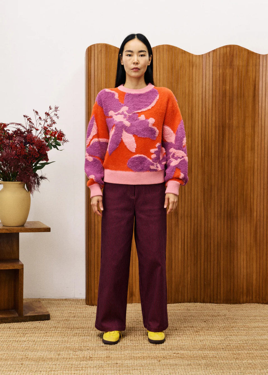 Pulls - AYME Orange Sweater van FRNCH