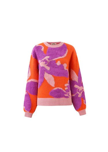 Pulls - AYME Orange Sweater van FRNCH