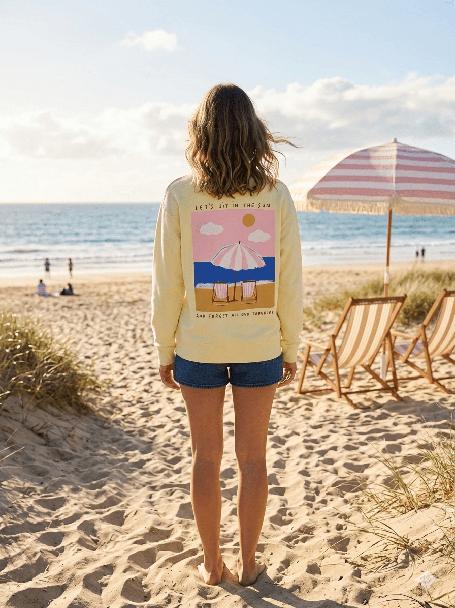 Baya Sit in the Sun Sweater van Meisjes Brugge – Sweaters voor dames | Meisjes Brugge
